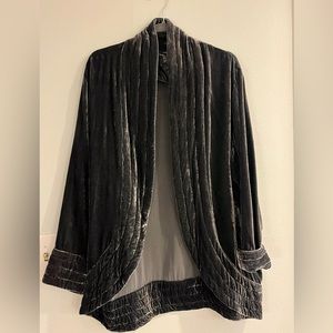 Citron Santa Monica silk velvet jacket